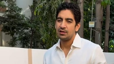 Ayan requested the paparazzi to co-operate with him at his late father's prayer meet and not insist the celebrities for photos. Ayan requested the paparazzi to co-operate with him at his late father's prayer meet and not insist the celebrities for photos.