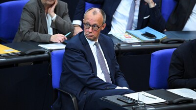 Just days ahead of the vote on the plan, Germany's chancellor-in-waiting Friedrich Merz reached an agreement with the Greens on Friday. (Reuters)