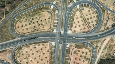 An aerial view shows partially opened stretch of Bengaluru-Chennai Expressway in Hoskote. (AFP) An aerial view shows partially opened stretch of Bengaluru-Chennai Expressway in Hoskote. (AFP)
