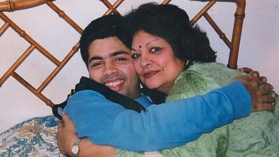 Karan Johar wished mom Hiroo Johar on Instagram. Karan Johar wished mom Hiroo Johar on Instagram.