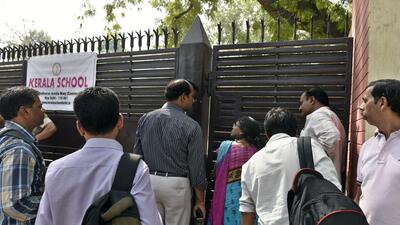 Parents wait at the gate for their wards outside an examination centre in New Delhi (HT FILE PHOTO/Sushil Kumar) Parents wait at the gate for their wards outside an examination centre in New Delhi (HT FILE PHOTO/Sushil Kumar)