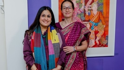 Amrita Kochhar and Maya Burman Amrita Kochhar and Maya Burman