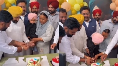 Sidhu Moosewala's younger brother turned one year old. Sidhu Moosewala's younger brother turned one year old.
