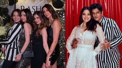 Did Tamannaah Bhatia wear Vijay Varma’s blazer to Rasha Thadani’s 20th? Did Tamannaah Bhatia wear Vijay Varma’s blazer to Rasha Thadani’s 20th?