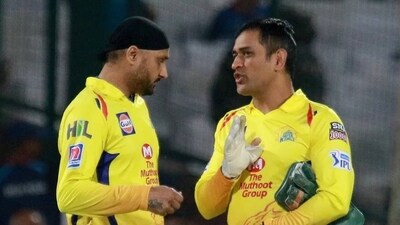 Harbhajan Singh and MS Dhoni shared the Indian dressing room for a majority of their illustrious international careers. (BCCI) Harbhajan Singh and MS Dhoni shared the Indian dressing room for a majority of their illustrious international careers. (BCCI)