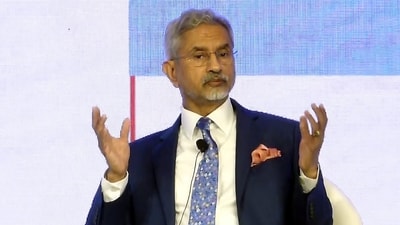 External Affairs Minister S Jaishankar addresses a session at the Raisina Dialogue 2025 (PTI) External Affairs Minister S Jaishankar addresses a session at the Raisina Dialogue 2025 (PTI)