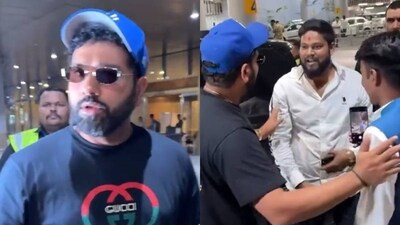 Rohit Sharma arrived in Mumbai for IPL 2025 (Viral Bhayani) Rohit Sharma arrived in Mumbai for IPL 2025 (Viral Bhayani)