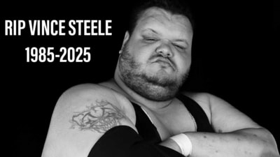 Brii Combination Wrestling (BCW) officials confirmed on Monday that pro wrestler Vince Steele passed away during a match in New Jersey. (X /@BCW_Wrestling_) Brii Combination Wrestling (BCW) officials confirmed on Monday that pro wrestler Vince Steele passed away during a match in New Jersey. (X /@BCW_Wrestling_)