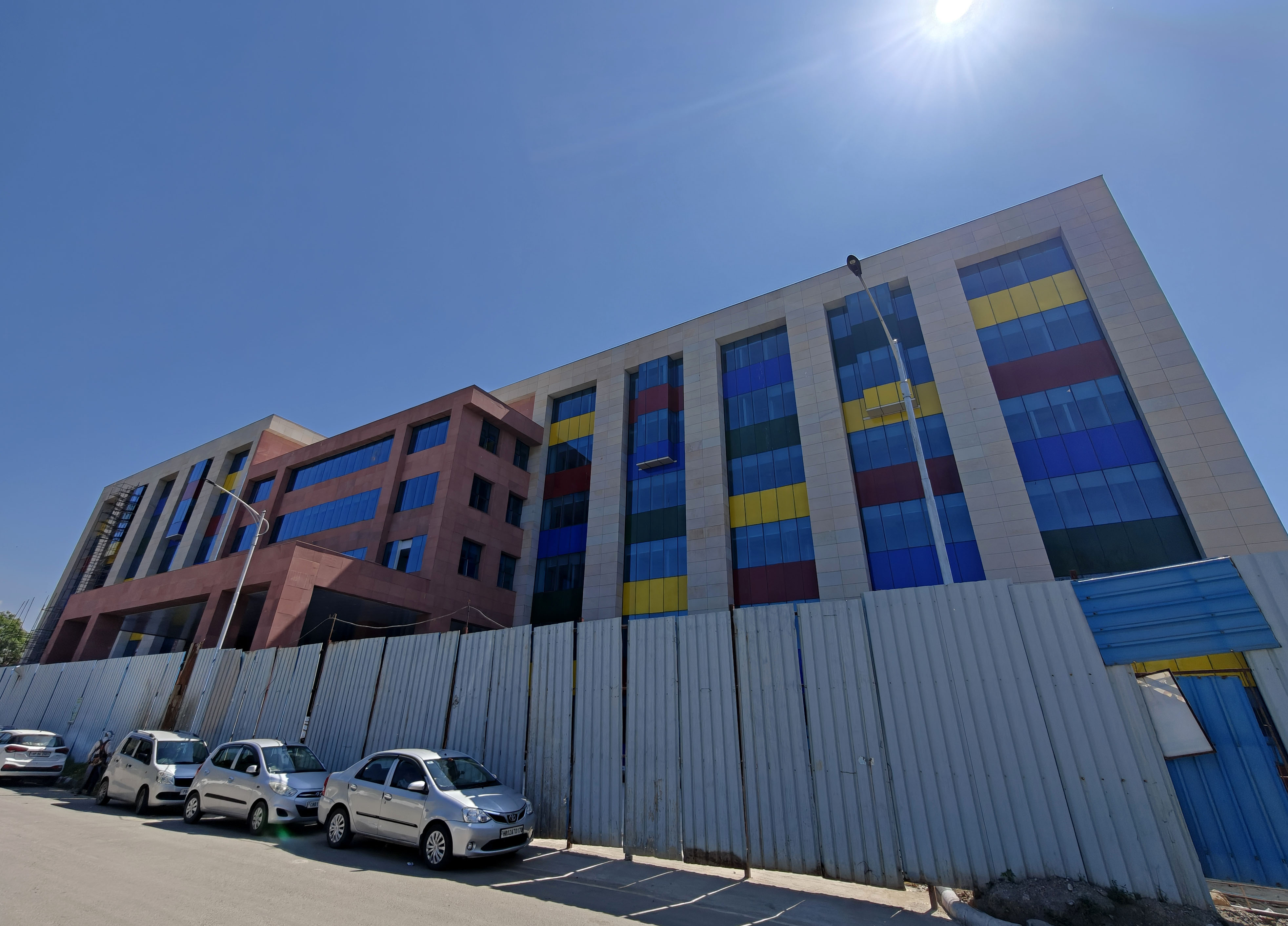 The construction of Advanced Mother and Childcare Centre is expected to be completed by May 31 (Ravi Kumar/HT) The construction of Advanced Mother and Childcare Centre is expected to be completed by May 31 (Ravi Kumar/HT)