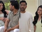 Sakshi and MS Dhoni dazzled in coordinated pastel outfits during a recent ad shoot. Sakshi and MS Dhoni dazzled in coordinated pastel outfits during a recent ad shoot.