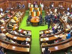 The Delhi assembly in session in February.(PTI)