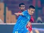 Sunil Chhetri scored a goal in his comeback game as India registered a 3-0 win.
