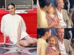 Gal Gadot received the star on Hollywood walk of fame on Tuesday Gal Gadot received the star on Hollywood walk of fame on Tuesday