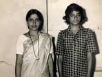 A young Ram Gopal Varma with his mother. A young Ram Gopal Varma with his mother.