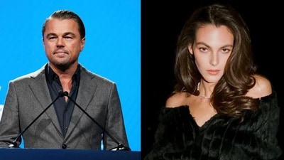 Leonardo DiCaprio and Vittoria Ceretti's relationship is serious, but engagement rumours are just internet chatter. ((Jordan Strauss/AP Content Services for Conrad N. Hilton Foundation, @vittoria/Instagram))