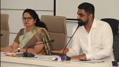 Dudi was speaking at a meeting held at the district collector’s office with representatives of recognised national and state-level political parties. (HT)