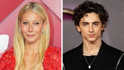 Gwyneth Paltrow and Timothee Chalamet co star in Marty Supreme. Gwyneth Paltrow and Timothee Chalamet co star in Marty Supreme.