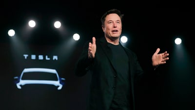 Tesla has been excluded from the Vancouver International Auto Show over security issues, despite warnings to withdraw. (AP Photo/Jae C. Hong, File) (AP) Tesla has been excluded from the Vancouver International Auto Show over security issues, despite warnings to withdraw. (AP Photo/Jae C. Hong, File) (AP)