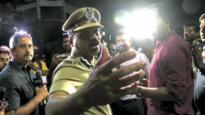 Nagpur: Commissioner of Police Ravinder Singhal interacts with the media at the Chitnis park area where riots took place, in Nagpur, Tuesday, March 18, 2025. (PTI) Nagpur: Commissioner of Police Ravinder Singhal interacts with the media at the Chitnis park area where riots took place, in Nagpur, Tuesday, March 18, 2025. (PTI)