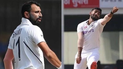 Mohammad Shami and Jasprit Bumrah Mohammad Shami and Jasprit Bumrah