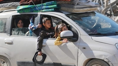 Israeli strikes killed at least five Palestinians in the Gaza Strip on Wednesday, health officials in the enclave said, and the Israeli army, said it targeted a Hamas military site in the north. (AFP) Israeli strikes killed at least five Palestinians in the Gaza Strip on Wednesday, health officials in the enclave said, and the Israeli army, said it targeted a Hamas military site in the north. (AFP)