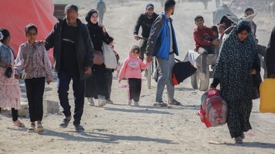 Israeli airstrikes on Tuesday left more than 400 people dead, according to Palestinian health authorities, and Israel warned the onslaught was "just the beginning." (AFP) Israeli airstrikes on Tuesday left more than 400 people dead, according to Palestinian health authorities, and Israel warned the onslaught was "just the beginning." (AFP)