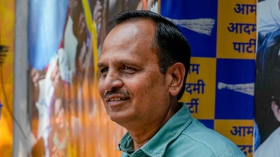 Satyender Jain has been held in relation to alleged corruption over a CCTV project in Delhi (PTI)