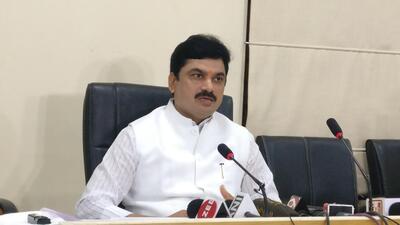 Ram Shinde, minister of state for water conservation. HT Photo Ram Shinde, minister of state for water conservation. HT Photo