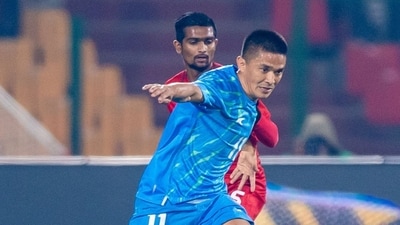 Sunil Chhetri scored a goal in his comeback game as India registered a 3-0 win. (X Image/@IndianFootball) Sunil Chhetri scored a goal in his comeback game as India registered a 3-0 win. (X Image/@IndianFootball)