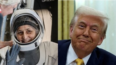 Sunita Williams and Donald Trump (Reuters Photos)