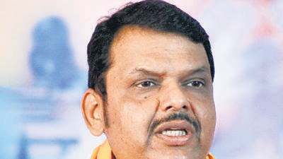 Thane, India - January ,20, 2024: On January 22, the idol of Lord Rama will be installed in the Ram temple in Ayodhya and Ramayana festival is being celebrated by Thane BJP and Maharashtra Deputy Chief Minister Devendra Fadnavis is seen addressing the BJP workers at Goandevi ground ,in Thane, in Mumbai, India, on, Saturday, January ,20, 2024. ( Praful Gangurde / HT Photo ) Thane, India - January ,20, 2024: On January 22, the idol of Lord Rama will be installed in the Ram temple in Ayodhya and Ramayana festival is being celebrated by Thane BJP and Maharashtra Deputy Chief Minister Devendra Fadnavis is seen addressing the BJP workers at Goandevi ground ,in Thane, in Mumbai, India, on, Saturday, January ,20, 2024. ( Praful Gangurde / HT Photo )