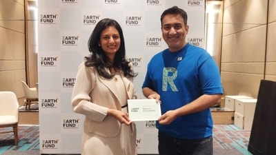Brigade Group and Gruhas, the investment arm of Nikhil Kamath and Abhijeet Pai, have launched the Earth Fund. (In Photo: Nirupa Shankar and Abhijeet Pai) (Souptik Datta ) Brigade Group and Gruhas, the investment arm of Nikhil Kamath and Abhijeet Pai, have launched the Earth Fund. (In Photo: Nirupa Shankar and Abhijeet Pai) (Souptik Datta )