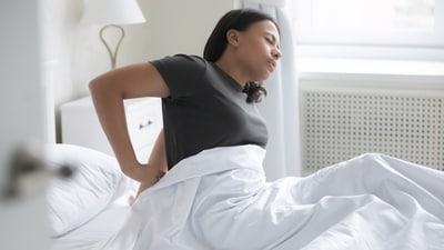 Is your sleeping posture affecting your spine? (Shutterstock) Is your sleeping posture affecting your spine? (Shutterstock)