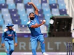 Mohammed Shami during the Champions Trophy Mohammed Shami during the Champions Trophy