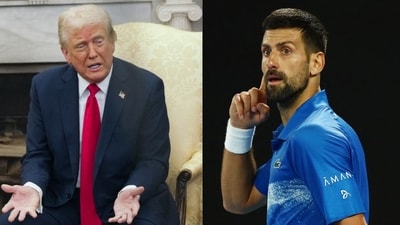 Donald Trump could play the mediator role after Novak Djokovic's PTPA filed a lawsuit against tennis' world governing bodies. (AP/Reuters) Donald Trump could play the mediator role after Novak Djokovic's PTPA filed a lawsuit against tennis' world governing bodies. (AP/Reuters)