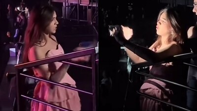 A video of Apoorva Mukhija at the Sabrina Carpenter concert was posted on TikTok. A video of Apoorva Mukhija at the Sabrina Carpenter concert was posted on TikTok.