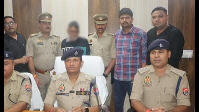 Despite these allegations, Rajneesh Kumar continued to serve as the chief proctor at PC Bagla Degree College in Hathras. (Sourced)