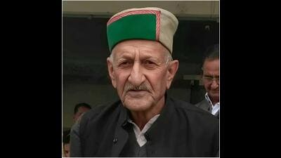 Former Himachal Pradesh minister Wazir Kewal Singh Pathania passed away at the age of 88 after a prolonged illness. (HT File)