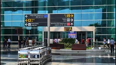 From April 15, all the six gates at Terminal 1 will become operational, officials said. (Vipin Kumar/HT PHOTO) From April 15, all the six gates at Terminal 1 will become operational, officials said. (Vipin Kumar/HT PHOTO)