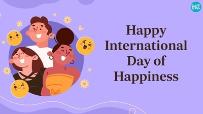 International Day of Happiness 2025 wishes, images, quotes, SMS, WhatsApp and Facebook status to share with your loved ones. (HT Photo) International Day of Happiness 2025 wishes, images, quotes, SMS, WhatsApp and Facebook status to share with your loved ones. (HT Photo)