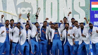 India’s Champions Trophy winning squad will be rewarded with a cash bonanza of ₹58 crore by BCCI (REUTERS) India’s Champions Trophy winning squad will be rewarded with a cash bonanza of ₹58 crore by BCCI (REUTERS)