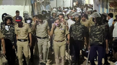 As of now, 69 persons have been arrested in connection with the violence which took place in the city on Monday. (ANI) As of now, 69 persons have been arrested in connection with the violence which took place in the city on Monday. (ANI)