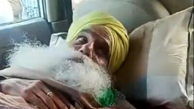 Farmer leader Jagjit Singh Dallewal was detained in Mohali before being transferred to Patiala on Wednesday. (PTI) Farmer leader Jagjit Singh Dallewal was detained in Mohali before being transferred to Patiala on Wednesday. (PTI)