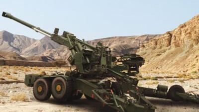 The 155mm/52-calibre gun has a range of 48 km. (HT photo sourced)