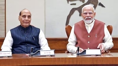 PM Narendra Modi and Defence Minister Rajnath Singh (File) PM Narendra Modi and Defence Minister Rajnath Singh (File)