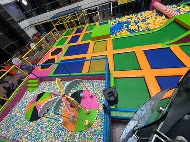 Let yourself lose as you get on a trampoline to experience some thrill! Let yourself lose as you get on a trampoline to experience some thrill!