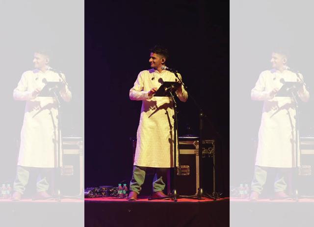 Mahesh Raghvan’s instrument of choice? His iPad, and an app that he’s fine-tuned. Mahesh Raghvan’s instrument of choice? His iPad, and an app that he’s fine-tuned.