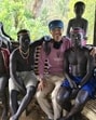 Anstice Justin, who retired as a deputy regional director with the Anthropological Survey of India, seen at centre, seated with members of the Ung (Jarawa) tribe of the Middle Andamans. Anstice Justin, who retired as a deputy regional director with the Anthropological Survey of India, seen at centre, seated with members of the Ung (Jarawa) tribe of the Middle Andamans.