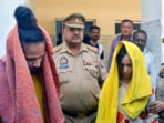 Meerut: Police take away Merchant Navy officer Saurabh Rajput's wife Muskan and her lover Sahil Shukla after they were arrested in connection with his murder, in Meerut, Wednesday, March 19, 2025. Muskan with her partner Sahil allegedly killed her husband Saurabh, dismembered his body, and sealed the body parts in a drum filled with cement Meerut: Police take away Merchant Navy officer Saurabh Rajput's wife Muskan and her lover Sahil Shukla after they were arrested in connection with his murder, in Meerut, Wednesday, March 19, 2025. Muskan with her partner Sahil allegedly killed her husband Saurabh, dismembered his body, and sealed the body parts in a drum filled with cement