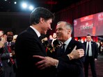 Mark Carney with Justin Trudeau